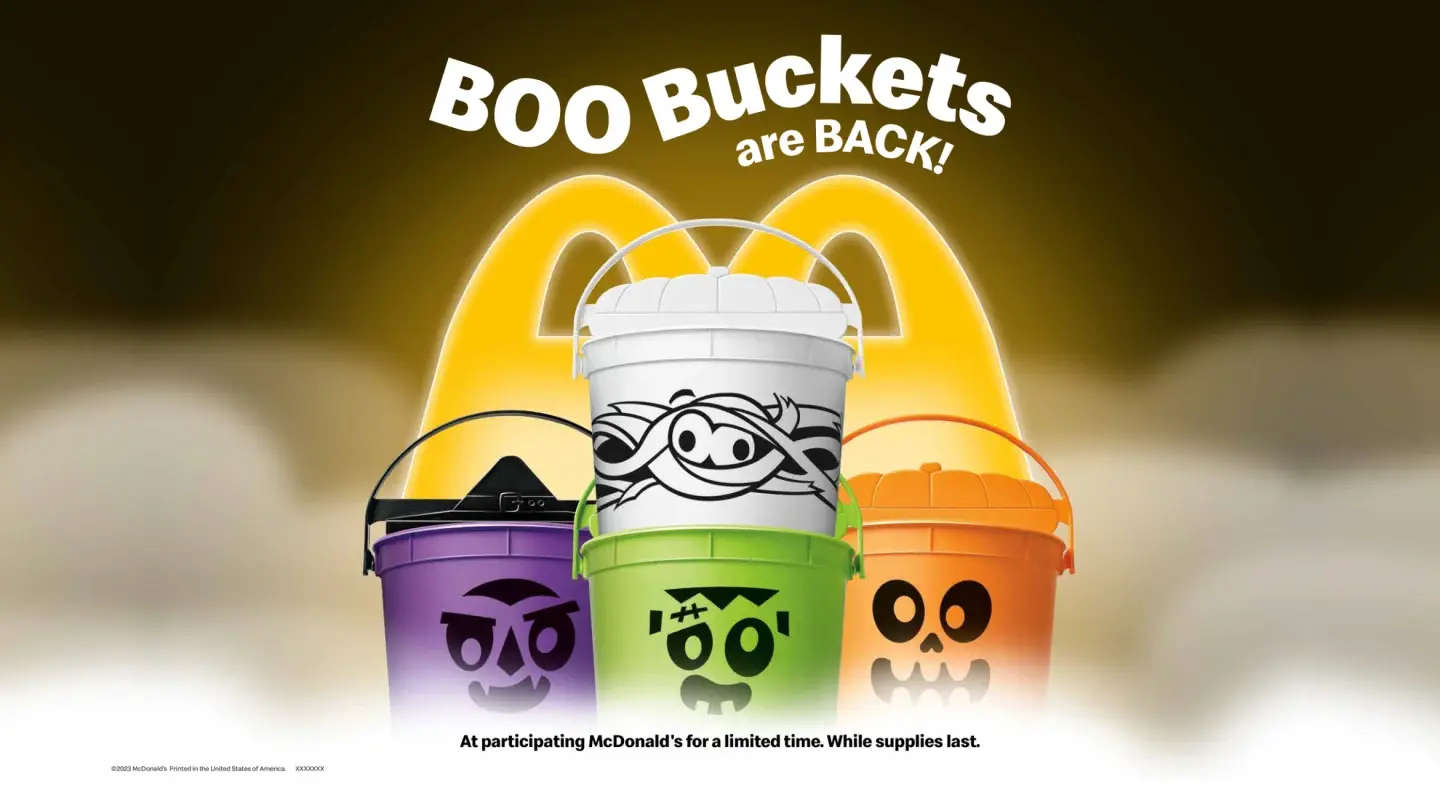 mcdonalds halloween boo buckets