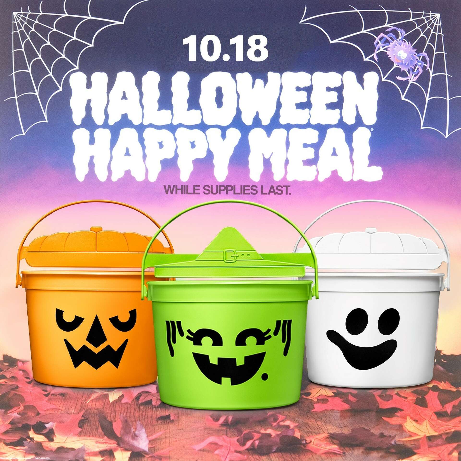 mcdonalds halloween boo buckets